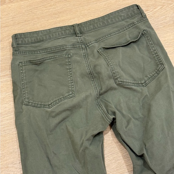 Boden Brighton Biker Skinny Jeans in Marsh Army Green Size 8 Olive Green Moto - Picture 8 of 9